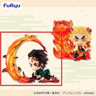 【鬼滅の刃】【セット配送】【A竈門炭治郎　ヒノカミ神楽　円舞】鬼滅の刃 ほーるどフィギュアミニ―竈門炭治郎・煉獄杏寿郎―