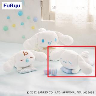 【サンリオ】【Aシナモロール目閉じ】シナモロール いっしょにねんねぬいぐるみ～シナモロール・みるく～