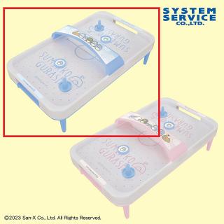 【すみっコぐらし】【Bブルー】すみっコぐらし しろくまのともだち パックが浮く！卓上エアホッケー