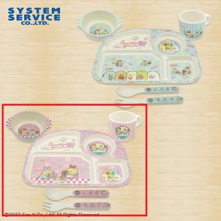 【すみっコぐらし】【Aピンク】すみっコぐらし しっぽずﾀﾞｲﾅｰ ﾌﾟﾚﾐｱﾑﾊﾞﾝﾌﾞｰﾌｧｲﾊﾞｰ食器セット