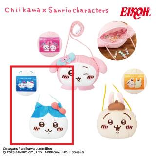 【ちいかわ】【Bハチワレ×ハローキティ】ちいかわ×サンリオキャラクターズ フェイスポシェット