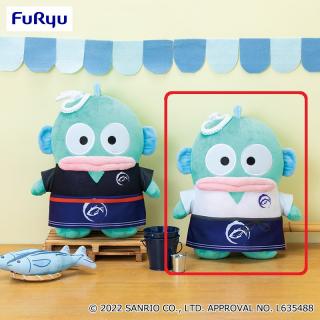 【サンリオ】【A白】ハンギョドン 昭和レトロ商店街　魚屋BIGぬいぐるみ～ハンギョドン～