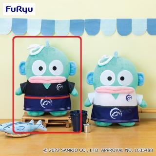 【サンリオ】【B黒】ハンギョドン 昭和レトロ商店街　魚屋BIGぬいぐるみ～ハンギョドン～