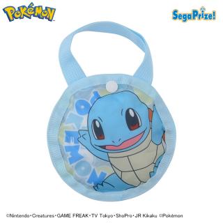 【ポケットモンスター】【Aゼニガメ】ポケットモンスター　モンスターボール型ケース付エコバッグ～みずタイプ～
