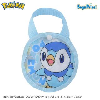 【ポケットモンスター】【Cポッチャマ】ポケットモンスター　モンスターボール型ケース付エコバッグ～みずタイプ～