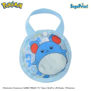 【ポケットモンスター】【Eマリル】ポケットモンスター　モンスターボール型ケース付エコバッグ～みずタイプ～