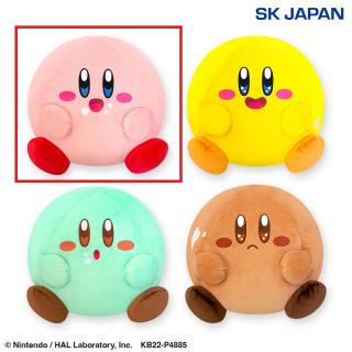 【星のカービィ】【Aカービィ ピンク】カービィのグルメフェスまんまるカービィBIGぬいぐるみ