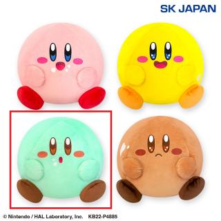 【星のカービィ】【Cチョコミント】カービィのグルメフェスまんまるカービィBIGぬいぐるみ