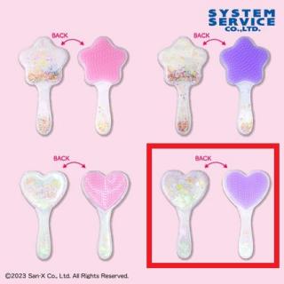 【すみっコぐらし】【Dパープル】すみっコぐらし すみっコベビー キラキラヘアブラシ