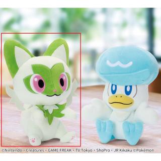 【ポケットモンスター】【Aニャオハ】ポケットモンスター もふぐっと つれてってぬいぐるみ～ニャオハ・クワッス～