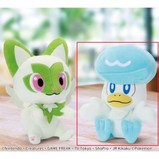 【ポケットモンスター】【Bクワッス】ポケットモンスター もふぐっと つれてってぬいぐるみ～ニャオハ・クワッス～