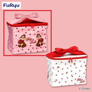 【ディズニー】【セット配送】【Aピンク】チップ＆デール 【FDM】なかよしチェリー バニティポーチ
