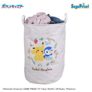 【ポケットモンスター】【Aピカチュウ＆ポッチャマ】ポケットモンスター　[PM]ランドリーバッグ