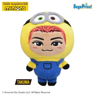 【ミニオンズ】【D:TAKUMA】THE RAMPAGE×MINION　ミニぬいぐるみ～着ぐるみデザインVer.1～（EX）