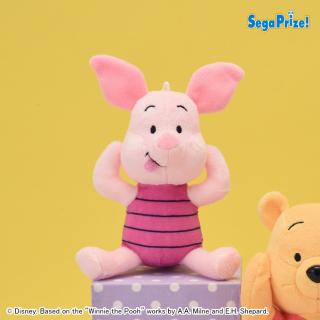 【ディズニー】【Bピグレット】くまのプーさん　ぬいぐるみ　ぺろりVer.