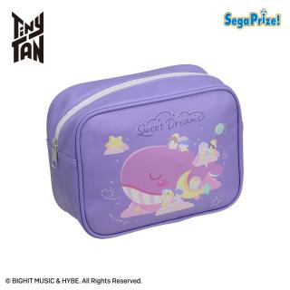 【TinyTAN】【A:Purple（集合）】TinyTAN　[PM]スクエアポーチ　Sweet Dreams