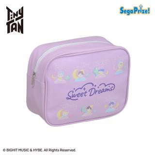 【TinyTAN】【C:Light Purple】TinyTAN　[PM]スクエアポーチ　Sweet Dreams