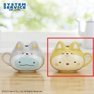 【すみっコぐらし】【Aねこ】すみっコぐらし こいぬといぬごっこ フェイス型マグカップ