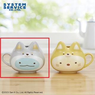 【すみっコぐらし】【Bとかげ】すみっコぐらし こいぬといぬごっこ フェイス型マグカップ