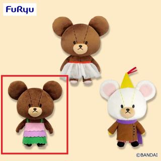 【くまのがっこう】【Bワンピース】くまのがっこう ジャッキーのおたんじょうびぬいぐるみ