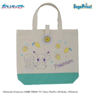 【ポケットモンスター】【Bグリーン】ポケットモンスター　[PM]ベルト付カラフルトートバッグ