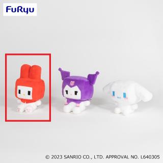 【サンリオ】【Aマイメロディ】サンリオキャラクターズ きゅびふわぬいぐるみ