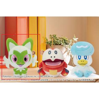 【ポケットモンスター】【Aニャオハ】ポケットモンスター コロっとまんまるぬいぐるみ～ニャオハ・ホゲータ・クワッス～