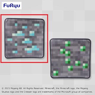 【マインクラフト】【Aダイヤモンド鉱石】マインクラフト 鉱石ブロックデザインマット