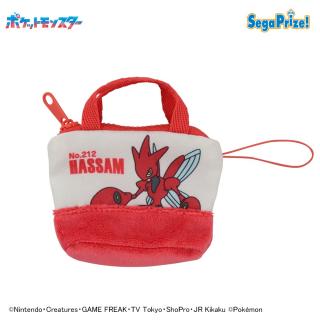 【ポケットモンスター】【Aハッサム】ポケットモンスター　バッグ型ミニポーチVol.2