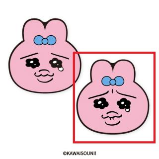 【可哀想に！】【B】可哀想に！おぱんちゅうさぎ　ダイカットフロアマット