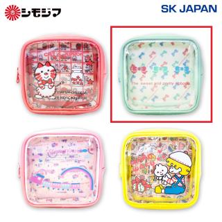 【シモジマ】【Dカラフルリボン柄】シモジマ前面クリアポーチ