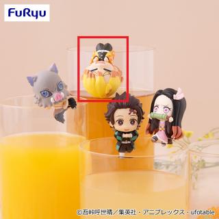 【鬼滅の刃】【C我妻善逸】鬼滅の刃 ちょこっとひっかけフィギュアぷちー炭治郎・禰豆子・善逸・伊之助ー