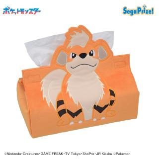 【ポケットモンスター】【Cガーディ】ポケットモンスター　[PM]ティッシュボックスカバー～ロコン/アチャモ/ガーディ～