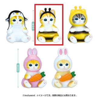 【mofusand】【Dミツバチ（茶トラ）】mofusand インテリアミニフィギュア3