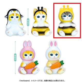 【mofusand】【Eミツバチ（サバ）】mofusand インテリアミニフィギュア3::うさぎ