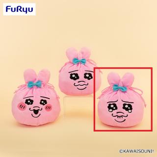 【可哀想に！】【Cなみだ】おぱんちゅうさぎ 巾着ポーチ