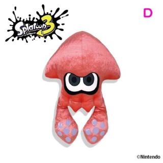 【スプラトゥーン】【Dイカver.レッド】スプラトゥーン３ダイカットクッション１２種