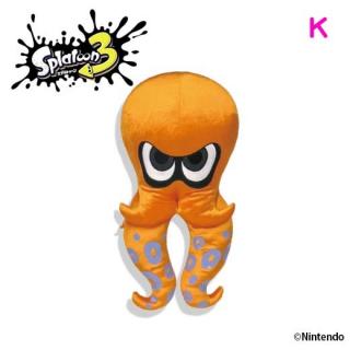 【スプラトゥーン】【Kタコver.オレンジ】スプラトゥーン３ダイカットクッション１２種