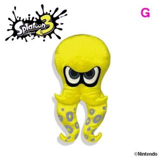 【スプラトゥーン】【Gタコver.イエロー】スプラトゥーン３ダイカットクッション１２種
