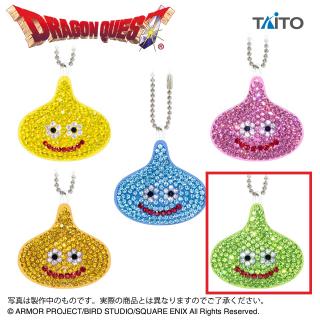 【ドラゴンクエスト】【Cライムスライム】ドラゴンクエスト　AM　キラキラ ラインストーンぷちマスコット　スライムがあらわれた！