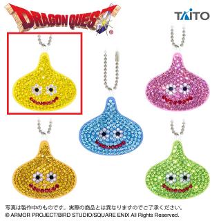【ドラゴンクエスト】【Dレモンスライム】ドラゴンクエスト　AM　キラキラ ラインストーンぷちマスコット　スライムがあらわれた！
