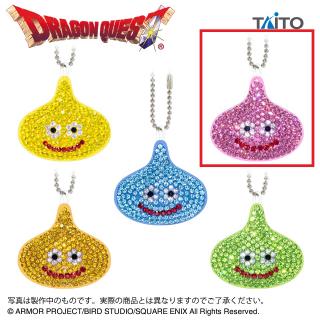 【ドラゴンクエスト】【Eピーチスライム】ドラゴンクエスト　AM　キラキラ ラインストーンぷちマスコット　スライムがあらわれた！