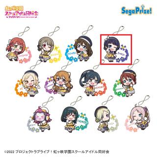 【ラブライブ】【セット配送】【A朝香果林】ラブライブ！虹ヶ咲学園スクールアイドル同好会　アクリルキーチェーン “L!L!L!”