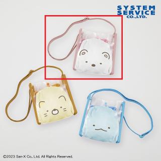 【すみっコぐらし】【Aしろくま】すみっコぐらし フェイスクリアバッグ＆巾着セット