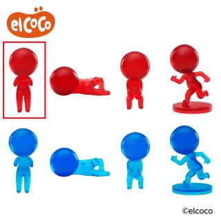 【モブのあの人】【F壁の向こうが気になる (赤)】ミニチュアフィギュア　モブのあの人