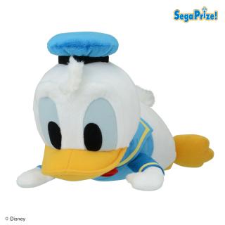 【ディズニー】【Bドナルド】ミッキー＆ドナルド　寝そべり　Mぬいぐるみ
