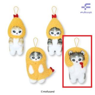 【mofusand】【Dエビのマフラー】mofusand えびにゃんマスコットぬいぐるみ