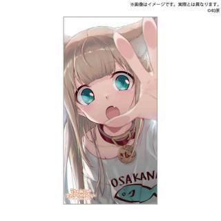 【うちのねこが女の子で可愛い】【A:きなこ】うちのねこが女の子で可愛い ジャンボバスタオル