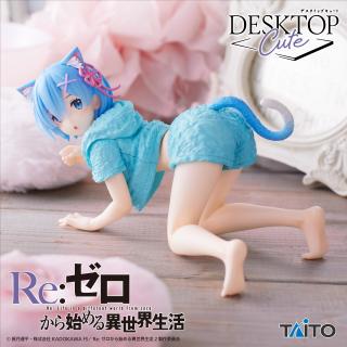 【Re:ゼロから始める異世界生活】【レム】Re:ゼロから始める異世界生活　Desktop Cute フィギュア　レム～Cat room wear ver.～