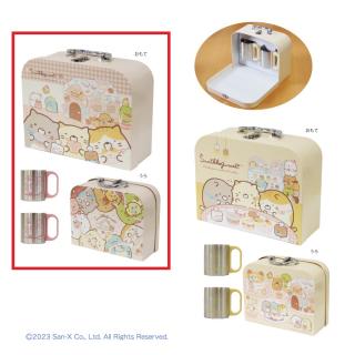 【すみっコぐらし】【B薄いピンク】すみっコぐらしトランク入りマグカップ７